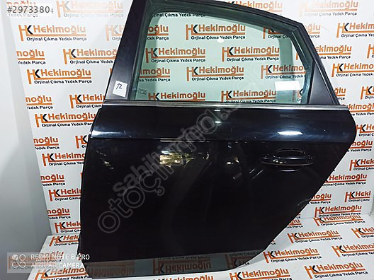 AUDİ A4 SOL ARKA KAPI SİYAH HATASIZ BOYASIZ 2011-2015 (BOŞ&amp;DO