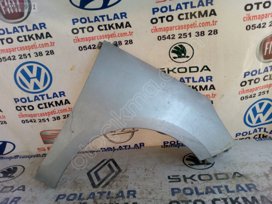 Renault scenic 3 sağ ön çamurluk orijinal gri