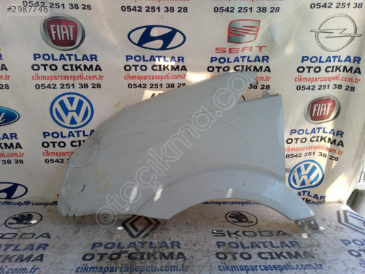 Volkswagen crafter sol ön çamurluk orijinal beyaz 2013-2019
