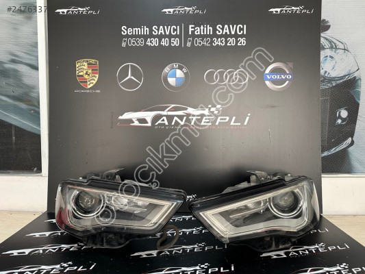 AUDİ A3 SAĞ SOL FAR ZENONLU ÇIKMA 2012-2016