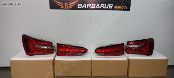 4K5945223-224-075-076 AUDİ A6 20 LEDLİ STOP TAKIMI