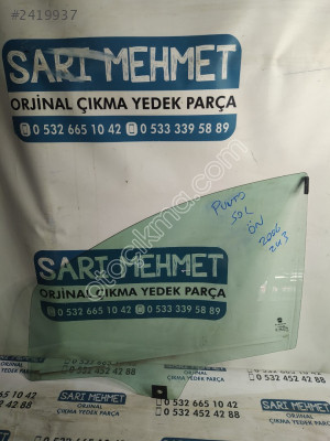 ÇIKMA FİAT PUNTO SOL ÖN KAPI CAMI 43R-001583