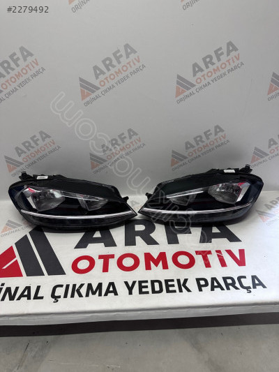 Golf 7,5 takım far ithal sıfır