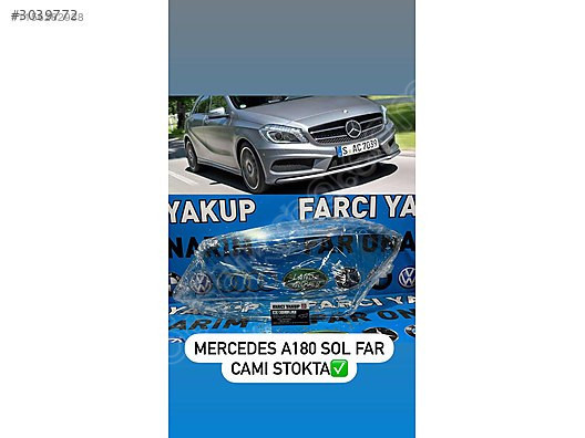 MERCEDES W176 2012-2018 SOL FAR CAMI FAR TAMİRİ