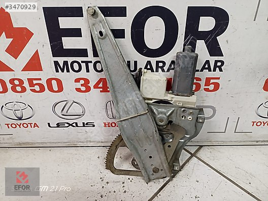 TOYOTA COROLLA SAĞ ARKA CAM MOTOR ORJİNAL ÇIKMA YEDEK PARÇA 02-