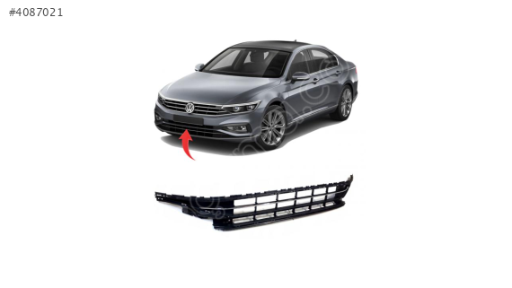 3G0853677AB VW PASSAT 19-22 IMPRESSION ÖN TAMPON ORTA IZGARA