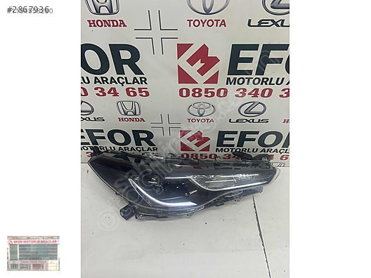 TOYOTA COROLLA CROSS SAĞ FAR ÇIKMA ORJİNAL YEDEK PARÇA 23-24