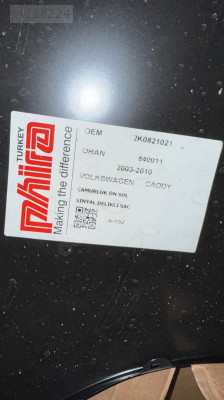 Caddy 2004-2010 Ön Çamurluk Sol 2K0821021