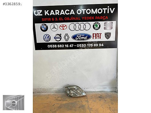 2002-2006 TOYOTA COROLLA SEDAN ÇIKMA ORJİNAL SAĞ ÖN FAR