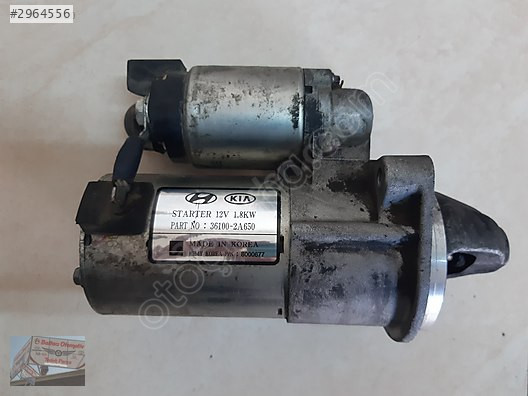 Hyundai İ20 Kia Rio 1.4 Dizel Marş Dinamosu Orjinal 36100-2A650