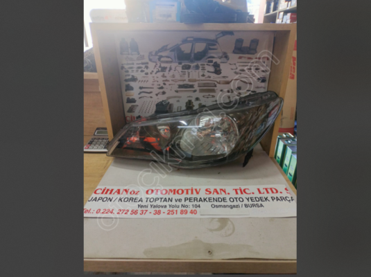 SİYAH RENK HONDA CIVIC FAR SOL 2009-2011