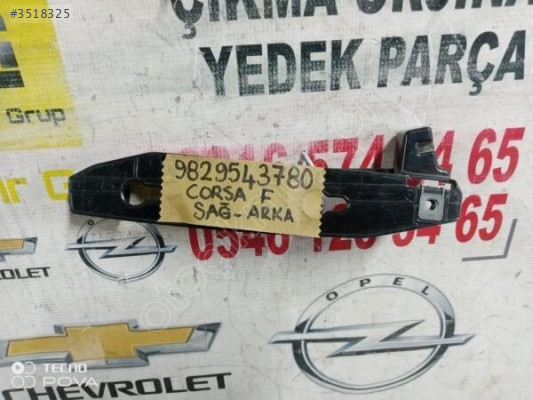 OPEL CORSA F SAĞ ARKA TAMPON BRAKETİ  ÇIKMA SÖKME YEDEK PARÇA