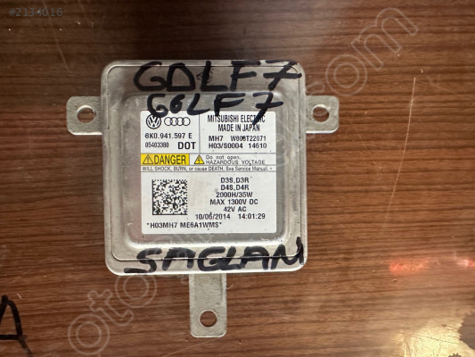 Volksvagen golf 7 far beyni (orjinal Çıkma)