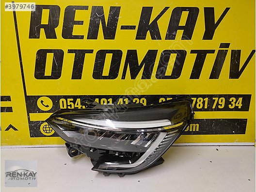 260606305R RENAULT CLİO 5 İKON FULL LED SOL FAR ORJ ÇIKMA RENKAY