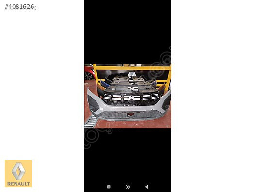 DACİA SANDERO YENİ KASA ÇIKMA ORJİNAL DOLU ÖN TAMPON VE DİGERLER