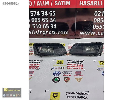 VOLKSWAGEN GOLF 7 SAĞ SOL SİS FARI ÇIKMA SÖKME YEDEK PARÇA