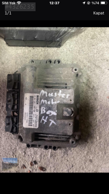 Renault master motor beyni