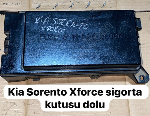 KİA SORENTO XFORCE SİGORTA KUTUSU DOLU