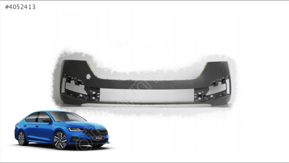 5E3807221 Skoda octavia 2021 Ön Tampon Far Yıkamasız