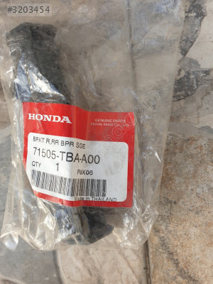 honda civic sag arka tampon braketi orjinal sifir 71505TBAA00