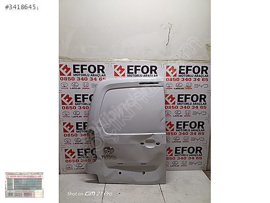 TOYOTA PROACECITY SOL ARKA BAGAJ ÇIKMA ORJİNAL YEDEK PARÇA