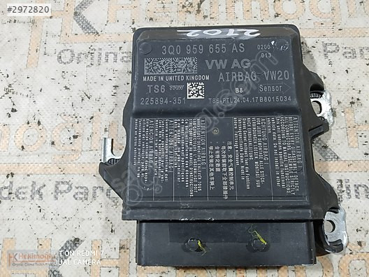 SKODA OCTAVİA SEAT LEON AİRBAG BEYNİ 3Q0959655AS 3Q0 959 655 AS