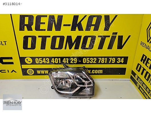 DACİA DUSTER SAĞ FAR 2013-2017 SIFIR RENKAY OTO KOCAELİ
