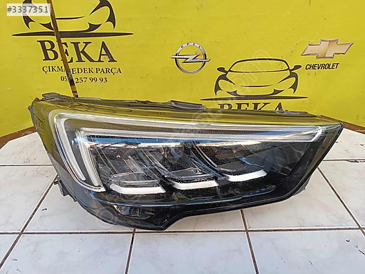 OPEL CROSLAND X SAĞ FAR ÇİFT BEYİNLİ ÇIKMA ORJİNAL YEDEK PARÇA