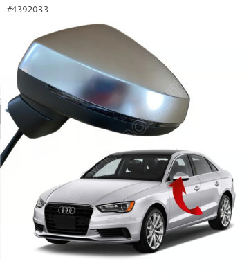 8V5857409B A3-RS3 SEDAN 2012-2019 AYNA KOMPLE SOL KATLANIR 10 PİN