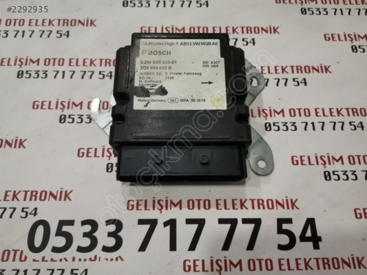 2Q0959655B 0285012951 VW TRANSPORTER AIRBAG MODULÜ