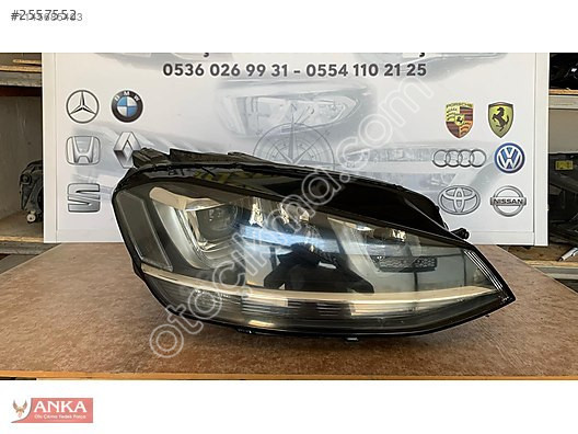 GOLF 7 ÇIKMA HATASIZ U LED SAĞ FAR