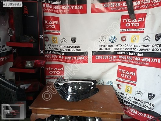 MERCEDES BENZ W213 SAĞ FAR ORJİNAL ÇIKMA