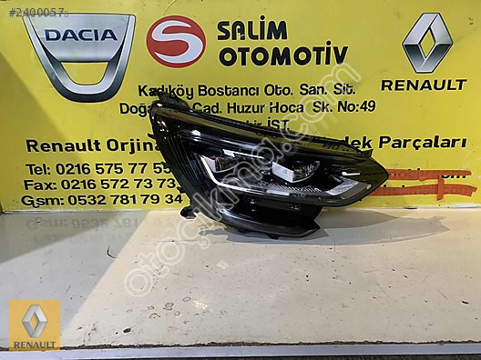 RENAULT MEGAN 4 SAG FAR LED İCON ORJİNAL ÇIKMA YEDEK PAR