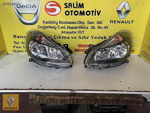 2007 Clio 3 Orjinal Sağ/Sol Far ve Diğer Çıkma Parçalar