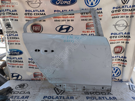 Renault Fluence sağ arka kapı Orjinal beyaz