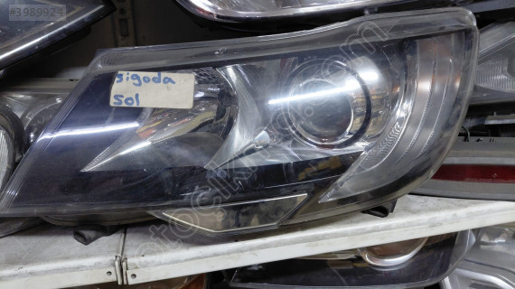 Sgoda super b 2009 model sol ön far mercekli orijinal  çıkma far