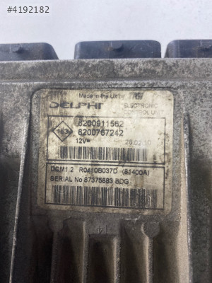 RENAULT KANGOO 1.5 MOTOR BEYNİ 8200911562