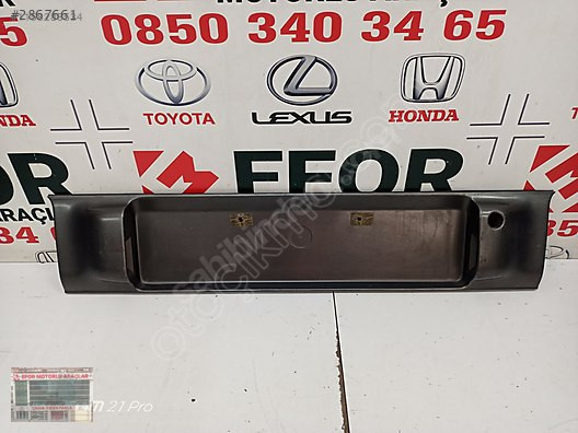 TOYOTA COROLLA ARKA PLAKALIK ÇIKMA ORİJİNAL PARÇA 1993-1998