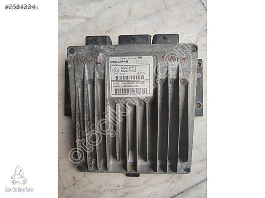 Renault Megane Scenic 1.5 Motor Beyni 8200334419 - 820037415