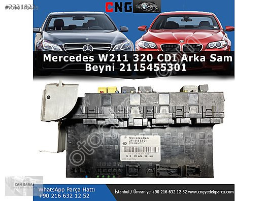 Mercedes W211 E320 CDI Arka Sam Beyni 2115455301