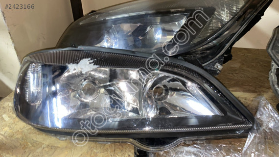 OPEL ASTRA G SAĞ FAR  - SİYAH ZEMİN - OPEL ÇIKMA PARÇA