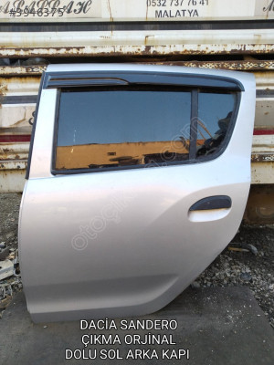 DACİA SANDERO STEPWAY ÇIKMA ORJİNAL DOLU SOL ARKA KAPI 2013-2020