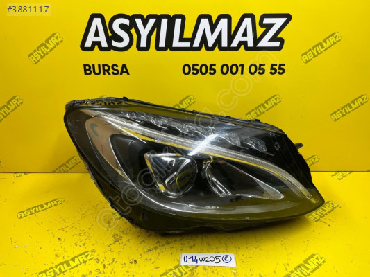 MERCEDES W205 SAĞ FAR (ORİJİNAL)