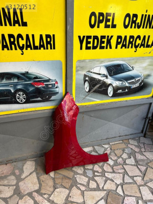 Opel Corsa f kırmızı renk sağ ön çamurluk