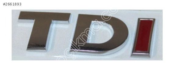 VW POLO 10-17 BAGAJ TDI YAZISI 6R0853675A GQF