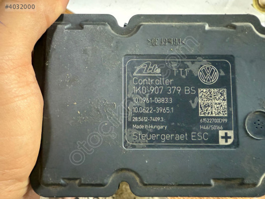 VW GOLF JETTA CADDY ABS BEYNİ 1K0907379BS 1K0614517EG ORJ ÇIKMA