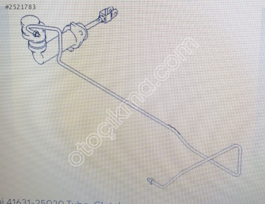 41631 25020 HYUNDAI ACCENT DEBRİYAJ HORTUMU
