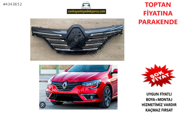 RENAULT MEGANE IV ÖN PANJUR 7 CİTALI KOMPLE SIFIR 622568380R