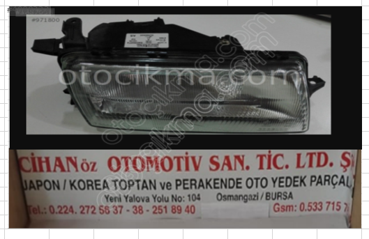 Opel Vectra *Sağ Far*