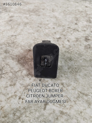 FİAT DUCATO BOXER JUMPER ORJİNAL FAR AYAR DÜĞMESİ